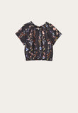 Nancybird | Daphne Top | Watercolour Charcoal