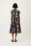 Nancybird | Maja Dress | Watercolour Charcoal
