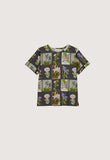 Nancybird | Apollo Tee | Charcoal Archive Floral