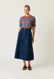 Nancybird | Aries Denim Skirt | Dark Wash