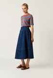 Nancybird | Aries Denim Skirt | Dark Wash