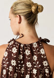 Nancybird | Delta Tie Top | Ochre Flower
