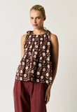 Nancybird | Delta Tie Top | Ochre Flower