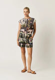 Nancybird | Sabrina Top | Charcoal Floral