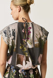 Nancybird | Sabrina Top | Charcoal Floral
