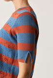 Nancybird | Rana Knit Tee | Terracotta Stripe