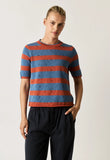 Nancybird | Rana Knit Tee | Terracotta Stripe