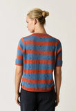 Nancybird | Rana Knit Tee | Terracotta Stripe
