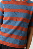 Nancybird | Rana Knit Tee | Terracotta Stripe