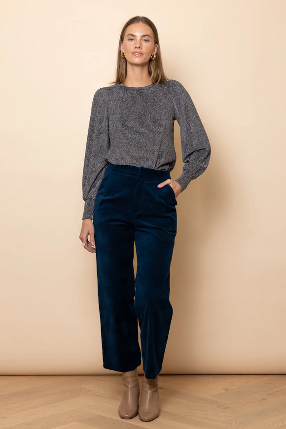 Frock Me Out | Velvet Pants | Petrol