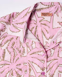 Kip & Co | Organic Cotton Short Sleeve Shirt & Pant Pyjama Set | Balmy Palmy