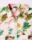 Kip & Co | Organic Cotton Short Sleeve Shirt & Pant Pyjama Set | Bouquet Beauty