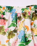 Kip & Co | Organic Cotton Short Sleeve Shirt & Pant Pyjama Set | Bouquet Beauty
