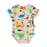 Halcyon Nights | Short Sleeve Body Suit | Yo's Country