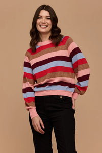 Frock Me Out | Knit Jumper | Lurex Stripe