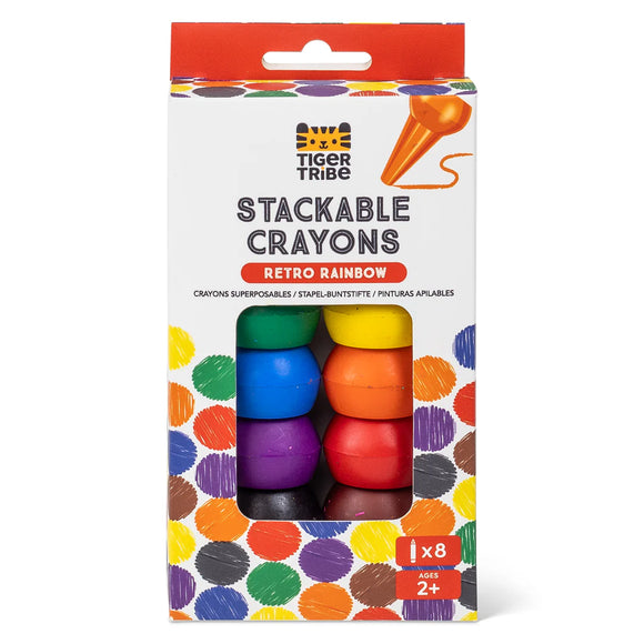Tiger Tribe | Stackable Crayons | Retro Rainbow