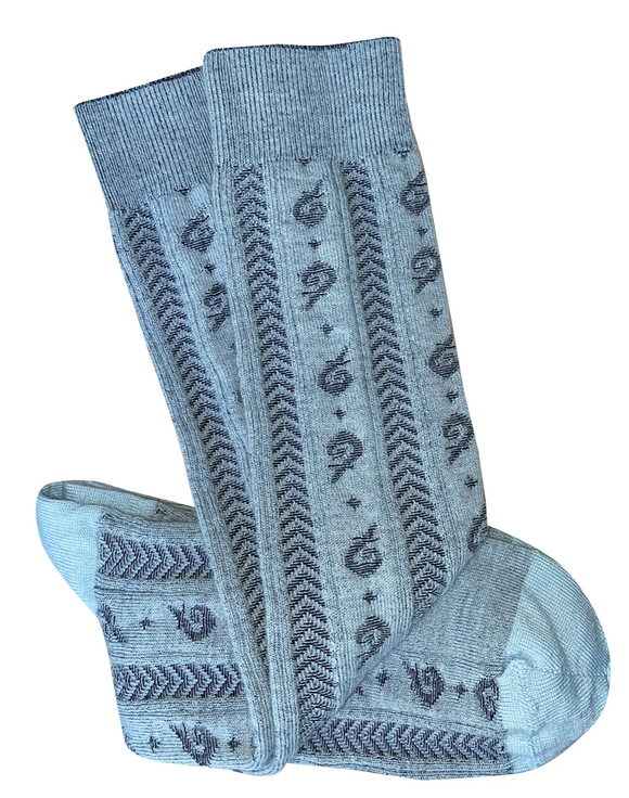 Tightology | Alba | Blue Wool Sock