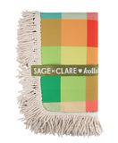 Kollab X Sage x Clare | Holiday Fringed Medium Picnic Mat | Aida
