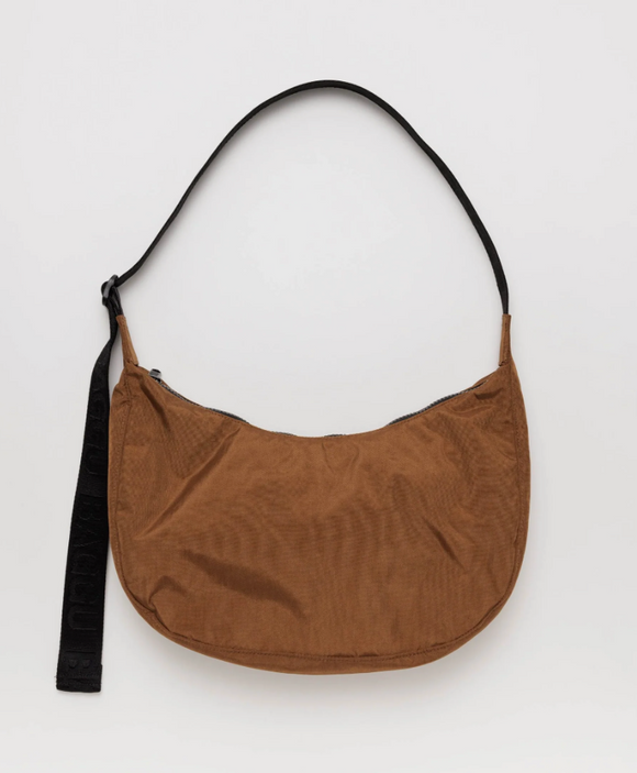 Baggu | Medium Nylon Crescent Bag | Brown