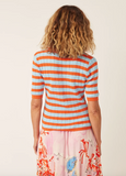 Nancybird | Pixel Knit | Coral Stripe