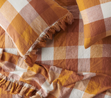 Society of Wanderers | Biscuit Check Pillowcase Set