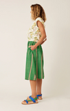 Nancybrid | Bindi Skirt | Green Wide Stripe
