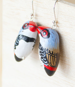 Songbird | Diamond Firetail Earrings