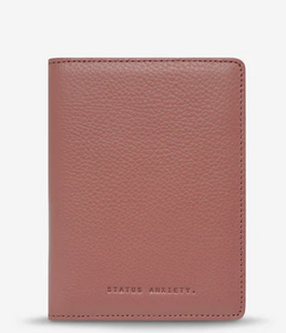 Status Anxiety | Passport Wallet | Dusky Rose