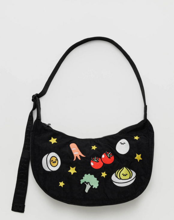 Baggu X Gudetama | Medium Nylon Crescent Bag