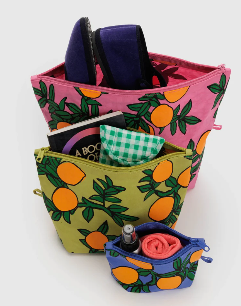 Baggu |Go Pouch Set | Orange Trees – Corner Store Merchants