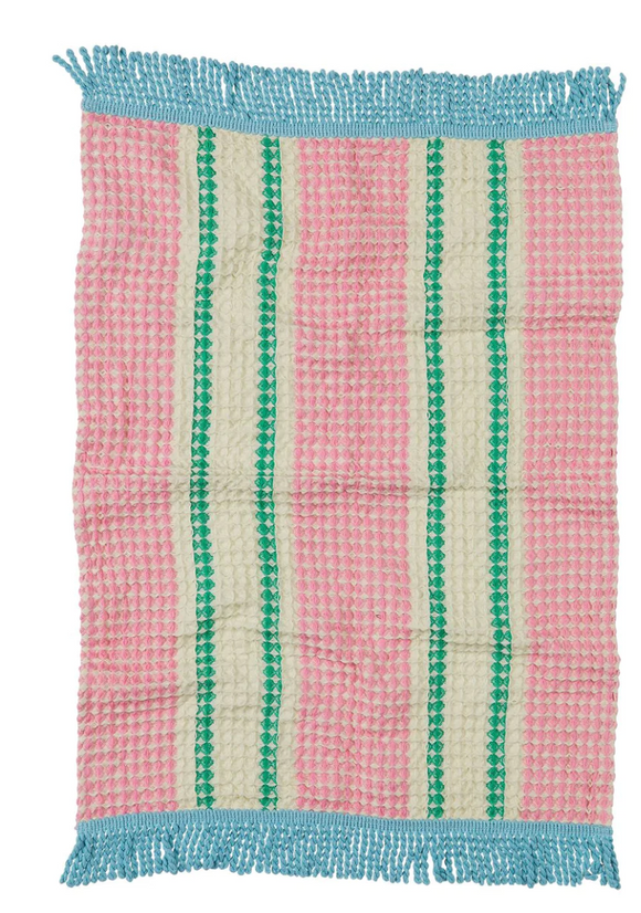 Sage x Clare | Tishy Waffle Hand Towel | Dahlia