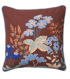 Sage x Clare | Pepita Floral Cushion