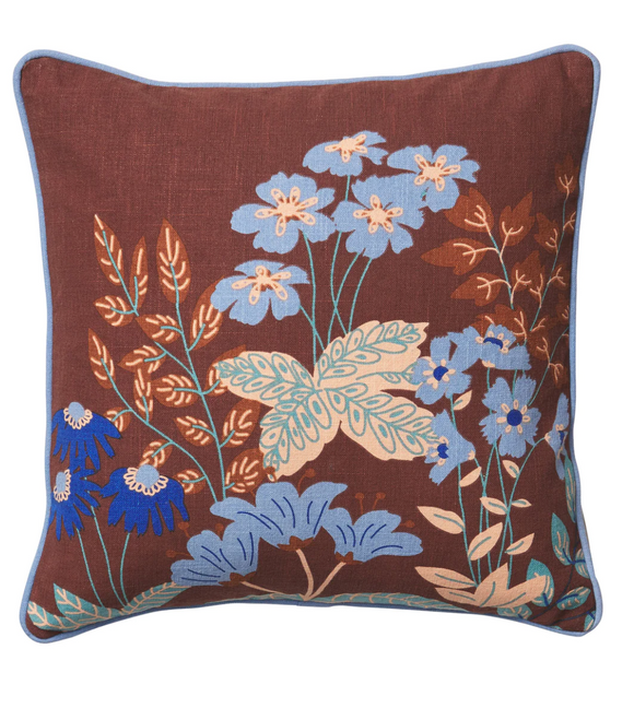 Sage x Clare | Pepita Floral Cushion