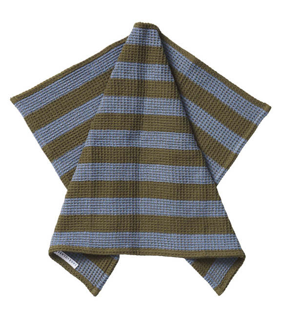 Sage x Clare | Zelia Stripe Tea Towel | Blue Jay