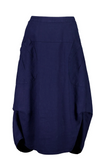 Olga de Polga | Milwaukee Fiesta Skirt | Navy Slub Linen