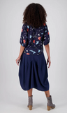 Olga de Polga | Milwaukee Fiesta Skirt | Navy Slub Linen