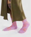 Baggu | Crew Socks | Peony Happy