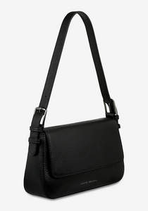 Status Anxiety | Figure You Out Women's Black Leather Bag