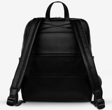 Status Anxiety | If You Call Women's Black Leather Backpack