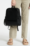 Status Anxiety | If You Call Women's Black Leather Backpack