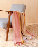 TBCo | Recycled Wool Blanket | Coral Stripe