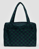 Baggu | Cloud Carry-On | Navy Green Check