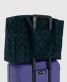 Baggu | Cloud Carry-On | Navy Green Check