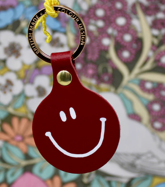 Ark Colour Design | Feeling Lush Smilie Key Fob | Red