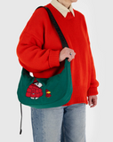 Baggu | Medium Nylon Crescent Bag | Snoopy + Woodstock