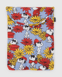 Baggu | Puffy Laptop Sleeve 13"/14" | Floral Snoopy