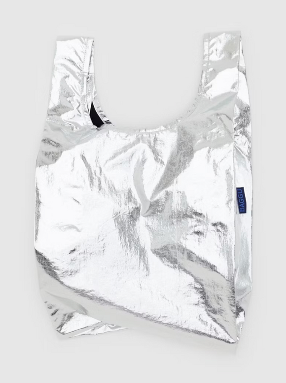 Baggu | Baby Baggy | Metallic Silver