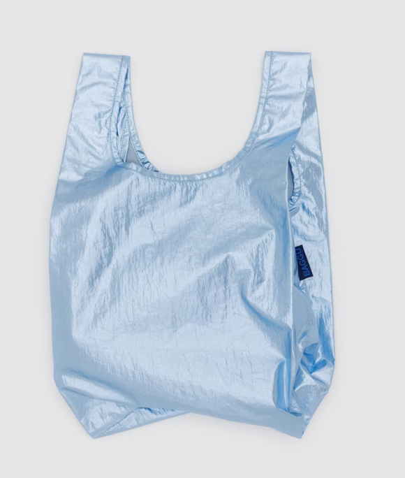 Baggu | Baby Baggu | Metallic Light Blue