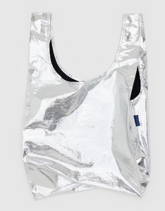 Baggu | Standard Baggu | Metallic Silver