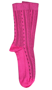 Tightology | Trastevere Cotton Sock | Pink